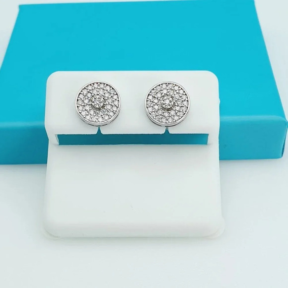 "925 Sterling Silver CZ Beautiful Earrings for Women, 1USPAR4166 - Picture 5 of 11